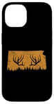 Coque pour iPhone 14 Abri de jardin Chasseur d'élan en bois de cerf