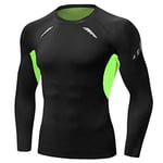 Sykooria Tee Shirt Compression Homme Ensemble de Sport Homme Séchage Ultra Rapide pour Sport Running Jogging Fitness Gym