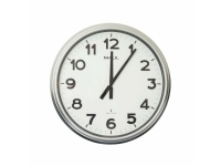 MAUL 9056195, Vägg, Radio-controlled clock, Rund, Silver, Plast, Glas