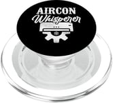 HVAC Technician Tech Vintage Air Con Whisperer PopSockets PopGrip for MagSafe