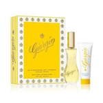 GIORGIO BEVERLY HILLS YELLOW 90ML EDT SPRAY + 50ML BODY LOTION GIFT SET 2024