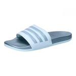 adidas Women's Adilette Comfort Slides, halo mint/magic grey met/halo mint, 4 UK