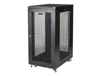 Startech.Com 24U Server Rack Cabinet, 4-Post Adjustable Depth (2" To 30") Network Equipment Rack Enclosure W/Casters/Cable Management/Shelf/Locking Dell Poweredge, Hp Proliant Thinkserver - 24U Rack Cabinet (Rk2433bkm) - Rack Skap - 24U - 31"