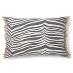 Classic Collection Zebra kudde 40x60 cm Titanium (grå)