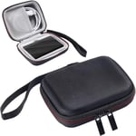 Étui de transport pour disque dur Samsung T9 portable externe SSD dur EVA étui de protection sac de rangement pochette de voyage (noir)