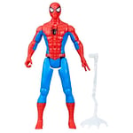 Marvel Spider-Man Epic Hero Series, Figurine articulée Spider-Man Classique de 10 cm, Rouge et Bleu