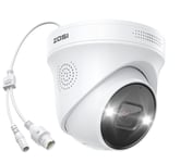 Webcam caméra IP POE 5MP, audio bidirectionnel, vision nocturne, alarme sonore