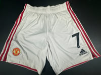 BRAND NEW 2020 2021 ADIDAS MAN UNITED HOME FOOTBALL SHORTS #7 MENS MEDIUM