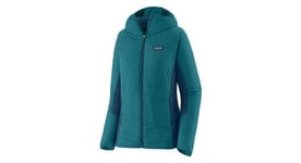 Veste thermique femme patagonia nano air light hybrid hoody bleu