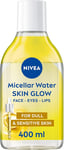 NIVEA Skin Glow Serum Infused Micellar Water 400ml Makeup Remover