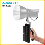 Nanlite BH-FZ60 support de batterie Grip nous-mêmes avec NP-F970 F750 F550 batterie pour Forza60 60B