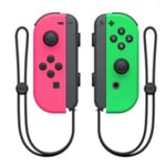 Joy Con (L/R) trådlös handkontroll Nintendo Switch - rosa grön