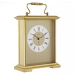 Acctim Radio Controlled Carriage Mantel Clock, Gold