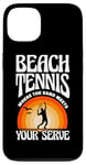 iPhone 13 Beach Tennis Where The Sand Meets Your Serve Case