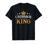 Cribbage King - Board Games Card Game Player Crib Funny Gift T-Shirt