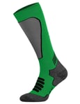 Tobeni Sport Chaussettes de Compression Bike- Running- Ski- Chaussettes pour Femme et Homme Couleur Vert Taille 43-46