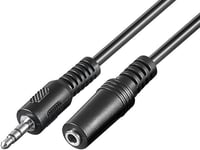 Cable Entree jack 3.5mm vers Prise Jack 3.5mm 5m