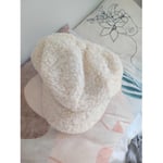 Chapeau Sans marque  Béret fluffy beige