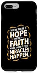 iPhone 7 Plus/8 Plus Where there is hope there is faith christian black women Case