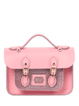 Cambridge Satchel x Wicked The Mini Satchel, Popular Pink Celtic With Pink Glitter