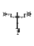 Desk Mount Dual Monitor Arm - Dual Swivel Arms - Articulating - desk mount (adjustable arm)