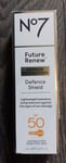 No7 Future Renew UV Defence Shield SPF 50 50ml New Fast Dispatch