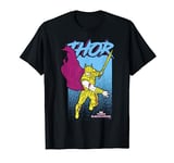 Marvel Thor Ragnarok Neon Color Pop Retro Graphic T-Shirt T-Shirt