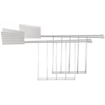 Alessi Plissé Toastgaller 2-pack Vit