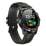 CKBAOL Smart Watch,1.3" Fitness Trackers With Heart Rate Monitor/Pulse Oximeter/Blood Oxygen Monitor/Blood Pressure Monitor,For Men Women For Android Apple Ios,Yellow