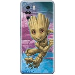 ERT GROUP Coque de téléphone Portable pour Xiaomi MI 11i/ REDMI K40/K40 Pro/POCO F3/ F3 Pro Original et sous Licence Officielle Marvel Motif Groot 001, Coque en TPU