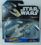 Hot Wheels Star Wars Rebel Y-Wing Fighter New Hope Diecast Model Gold Leader NEW