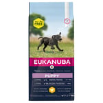 Eukanuba-kuivaruoka 15 + 3 kg kaupan päälle! - Puppy Large Breed Chicken