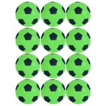 12 Foam Footballs Sponge Ball 19.4cm Soccer Indoor Outdoor Soft Ball Kids Green