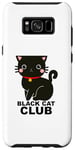 Coque pour Galaxy S8+ Black Cat Club