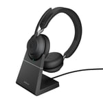 5706991022902 Jabra Evolve2 65 USB-A Black UC Chrg stand Stereo Jabra