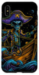 Coque pour iPhone XS Max Aventure de pirate extraterrestre, capitaine des pirates de