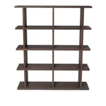 Ferm Living - Kona bokhylla 2x4 dark stained - Hyllor & Hyllsystem