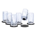 Magnetisk glass - Shotglass 4 cl High Tech pk a 6 stk