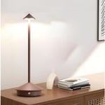 Aluminium Dimbar LED Peak Mushroom Bordslampa, IP54-klassning, Bas för Stickkontakt, Höjd 29 cm, EU-kontakt