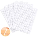 350 Pièces Ruban Adhésif Double Face Transparent Rond Sans Traces,Pastilles Adhésives Transparentes Double Face Amovibles,Points Adhésifs Double Face Points De Colle Pour Photo,Ballon(10Mm)