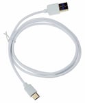 USB Type C Data Cable USB-C Data Charging Cable in White for OnePlus 10T 5G