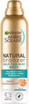 Garnier Ambre Solaire Natural Bronzer Quick Drying Dark Self Tan Body Mist 150ml