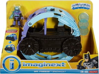 Imaginext Batman Mr. Freeze Snowcat Set With Vehicle And Figure By Fisher Price