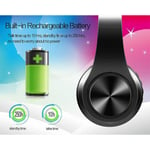 Hifi-stereokuulokkeet Bluetooth-kuulokkeet musiikkikuulokkeet Fm ja tuki SD-kortti mikrofonilla mobiililaitteelle Xiaomi Iphone Sumsamg Tablet