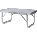 Spetebo - Petite table de camping pliante - env. 56x34x24 cm - table pliante basse en aluminium