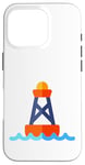 Coque pour iPhone 16 Pro Bouée nautique amusante pour les plaisanciers – Capitaines de bateau