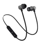 XIAOPENG Magnetic Wireless Bluetooth Earphone Music Headset Phone Neckband Sport Earbuds Earphone with Mic For IPhone Samsung Xiaomi 1PCS/Black