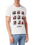 La Casa De Papel Money Heist Polaroid White Adults T-Shirt XL White (US IMPORT)