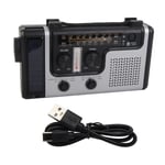 Portable Solar Hand Crank Radio Multi Band Am Fm Sw Radio Receiver With Le Part