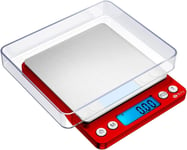 Criacr Digital Pocket Scales, (500g/ 0.01g) High-precision Kitchen Food Scales,